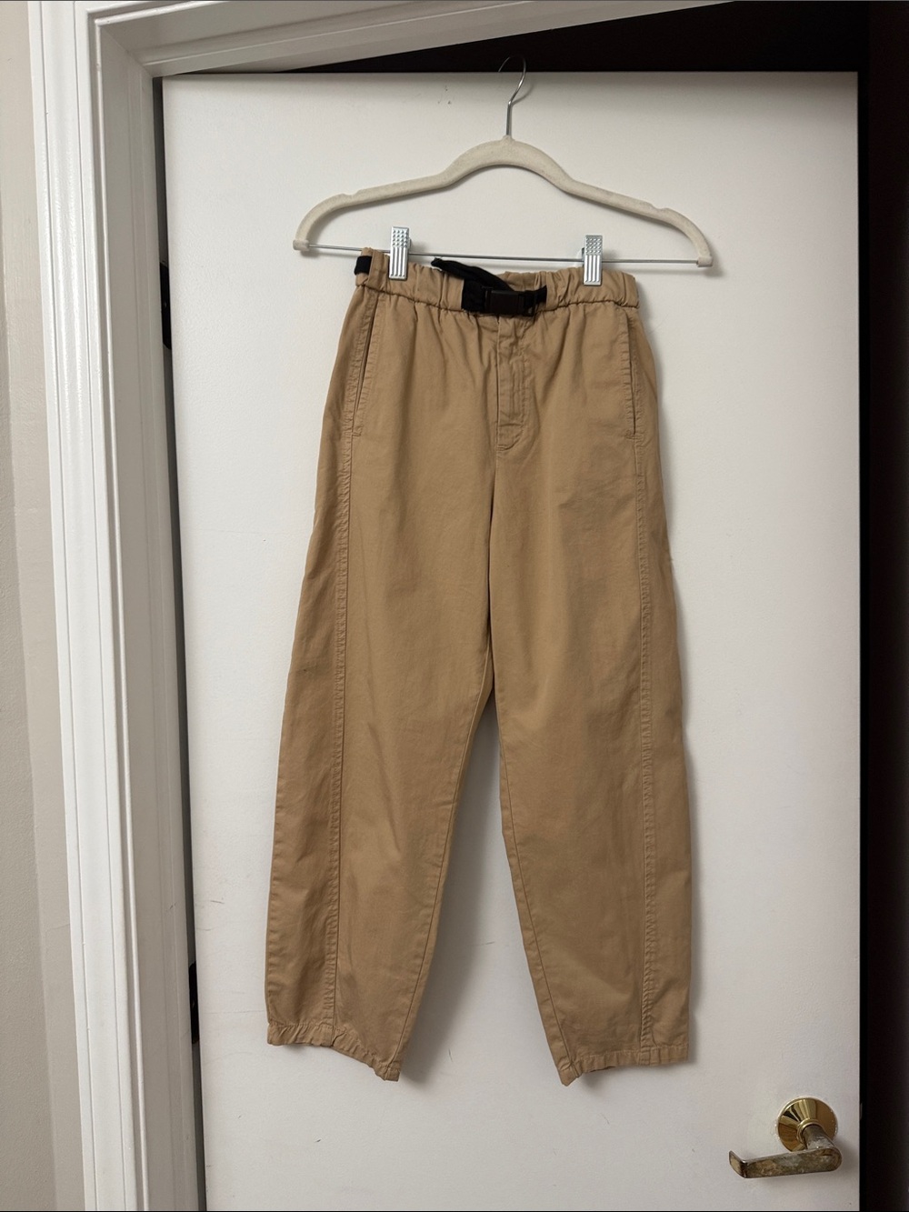 Zara Kids Tan Elastic Waist Chinos